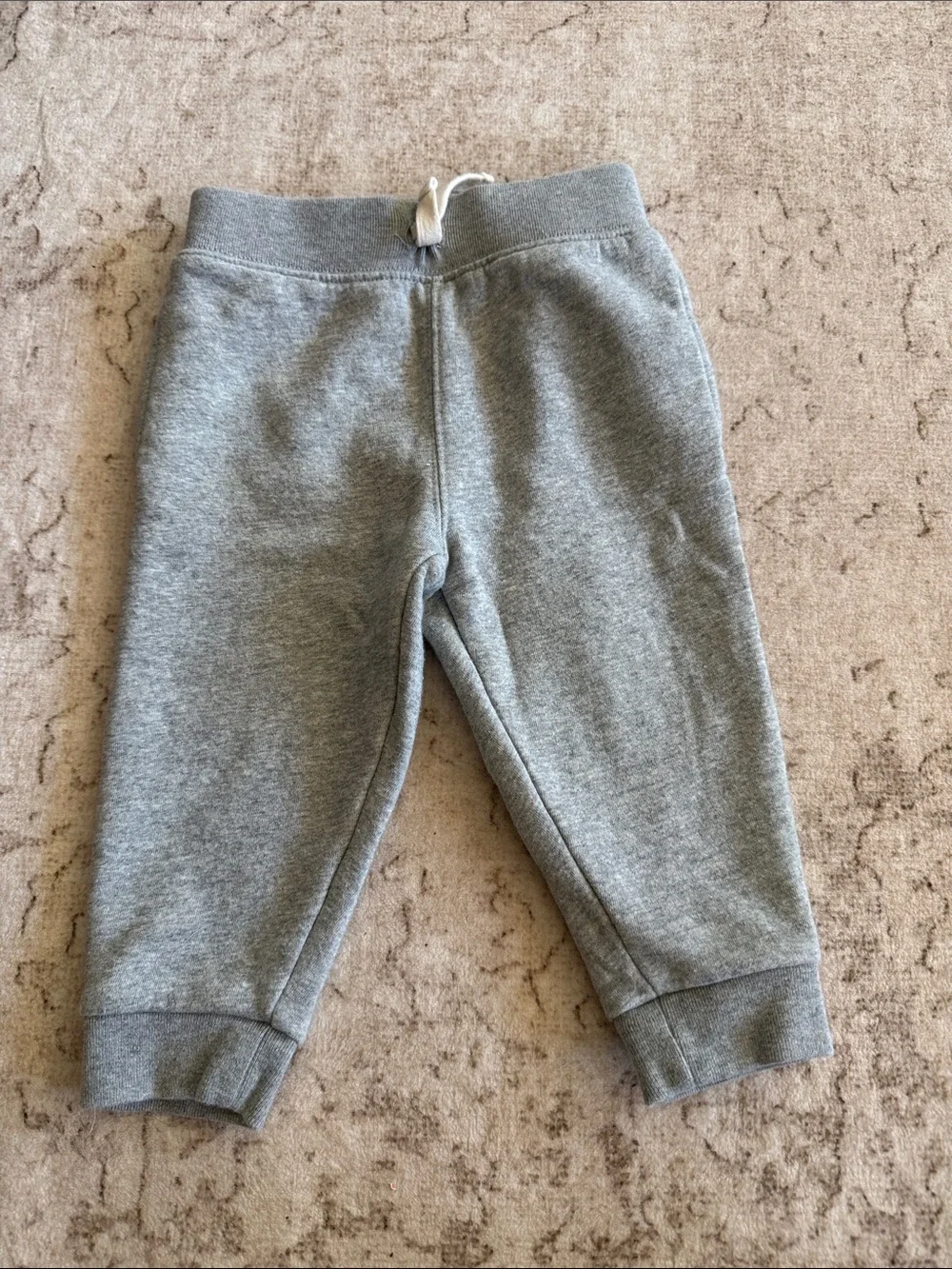 The Children’s Place - Kids Cozy Gray Drawstring Sweatpants and Shirt.